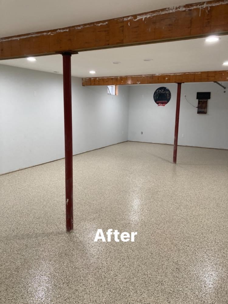 Garage floor coating example 2